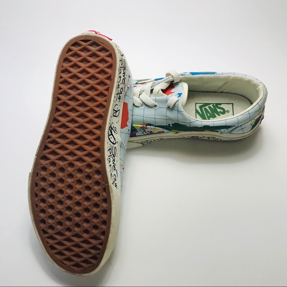 Vans Multicolor World Map Sneakers - image 6